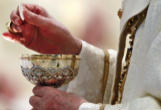 Image of Pope Benedict XVI Celebrating the Holy Sacrifice of the Mass