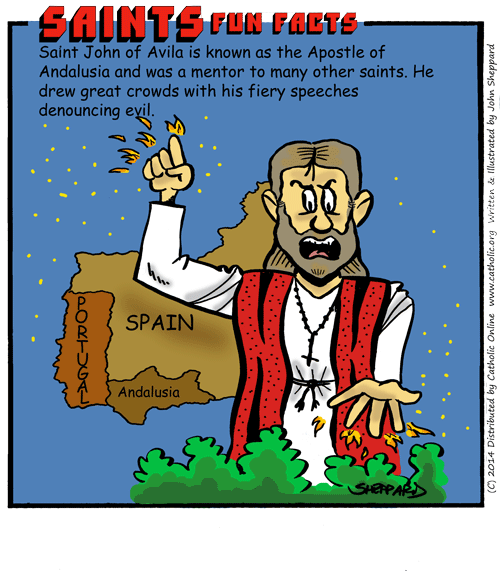 Saints Fun Facts for St. John of Avila