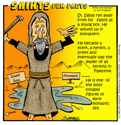 Saints Fun Facts for St. Sabas
