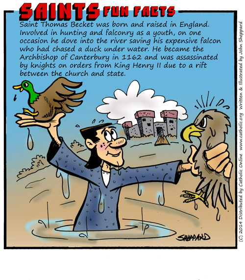 Saints Fun Facts for St. Thomas Becket