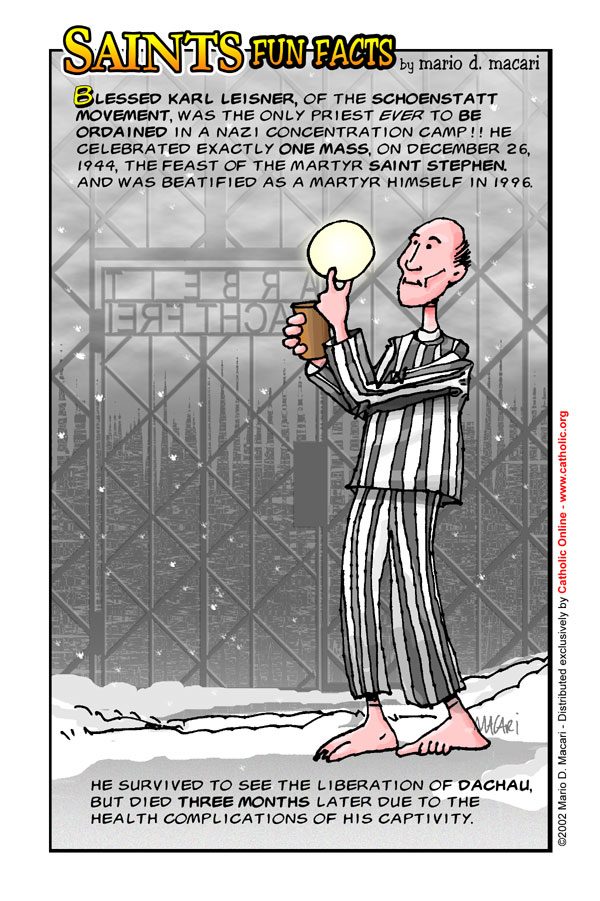 Saints Fun Facts for Bl. Karl Leisner
