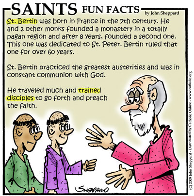 Saints Fun Facts for St. Bertin