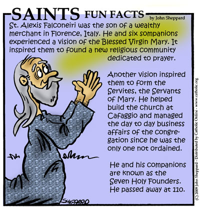 Saints Fun Facts for St. Alexis Falconieri