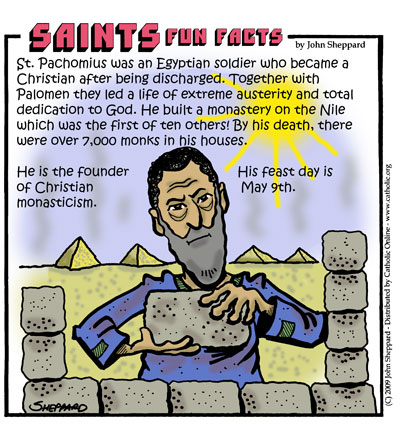 Saints Fun Facts for St. Pachomius
